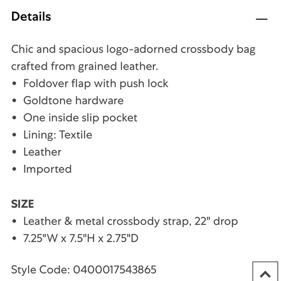 KARL LAGERFELD PARIS Corinne Leather Crossbody Bag - Picture 9 of 9